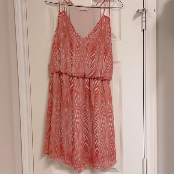 Poetry Dresses & Skirts - Salmon colored lightweight mini dress